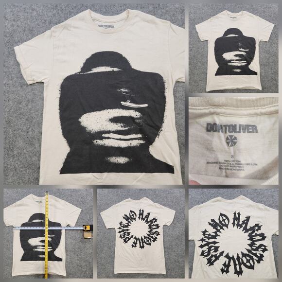 Don Toliver Shirt Mens Small Graphic Face Rare Tour Merch Concert Band Tee - Picture 1 of 10